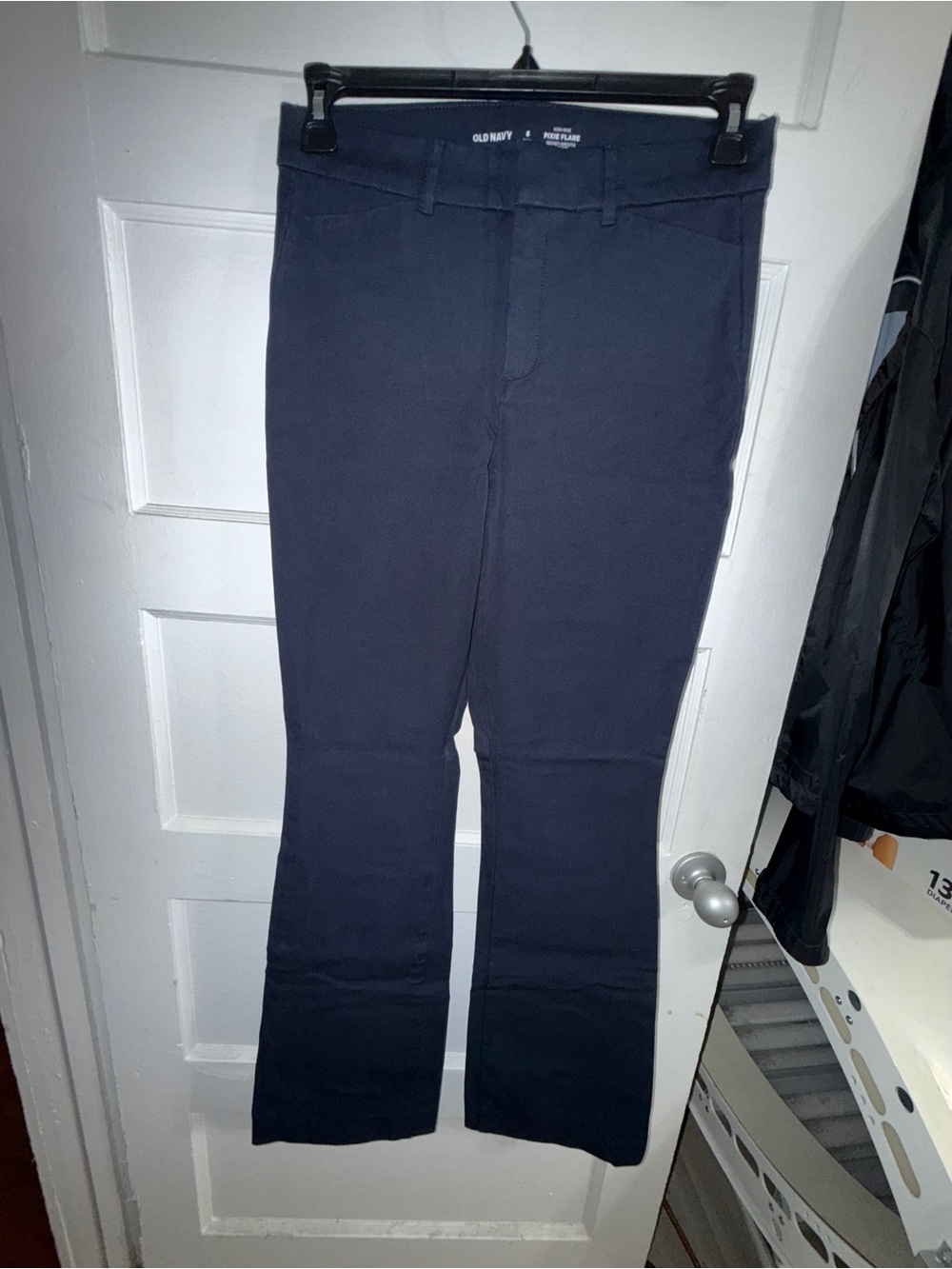 Old Navy Pixie Flare High Rise Navy Blue Pants